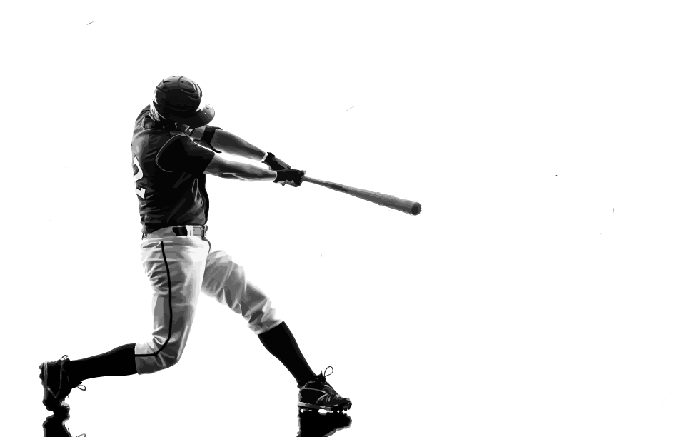 baseball hitter graphic