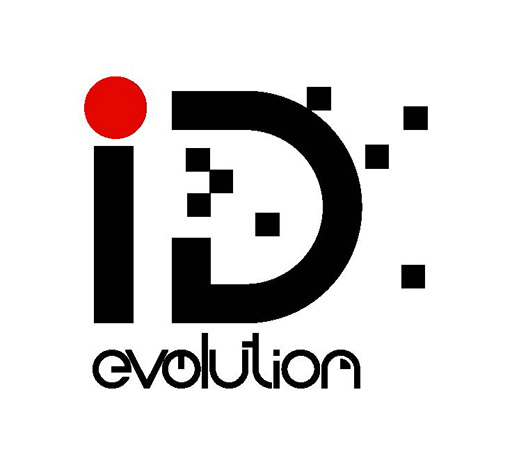 colored stacked ID Evolution logo